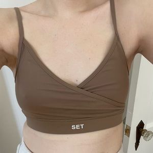 Set Active Sample Cross Bra size small